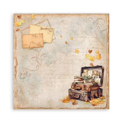 Paper pad 30.5x30.5 cm - 22 sheets - Single-sided - Golden Harmony