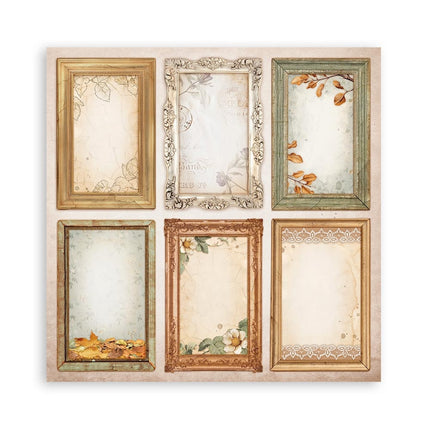 Paper pad 30.5x30.5 cm - 22 sheets - Single-sided - Golden Harmony