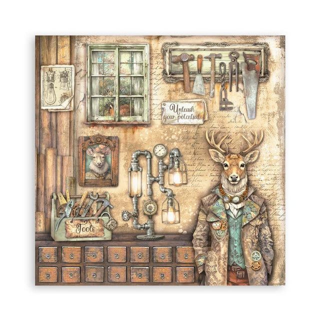 Paper Pad 30.5x30.5 cm - 22 Sheets - Single-Sided - Alterego