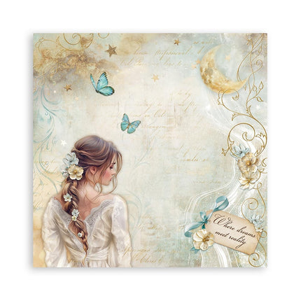 Paper pad 30.5x30.5 cm - 22 sheets - Single-sided - Masquerade
