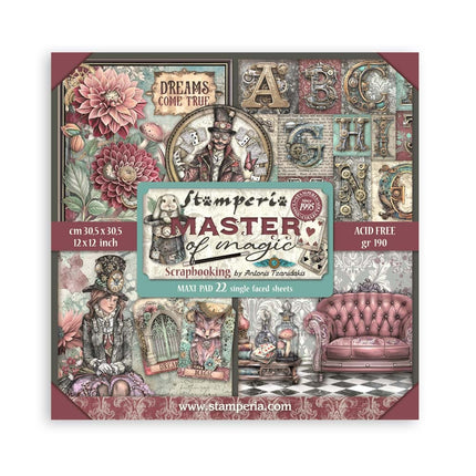 Paper Pad 30.5x30.5 cm - 22 Sheets - Single-sided - Master of Magic