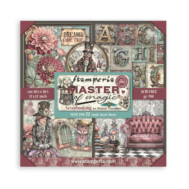 Paper Pad 30.5x30.5 cm - 22 Sheets - Single-sided - Master of Magic