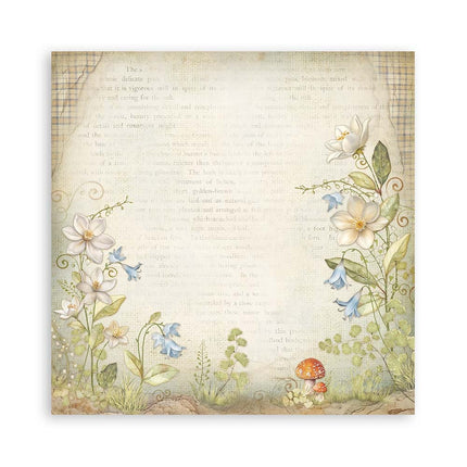 Paper pad 30.5x30.5 cm - 22 sheets - Single-sided - Hidden Grove