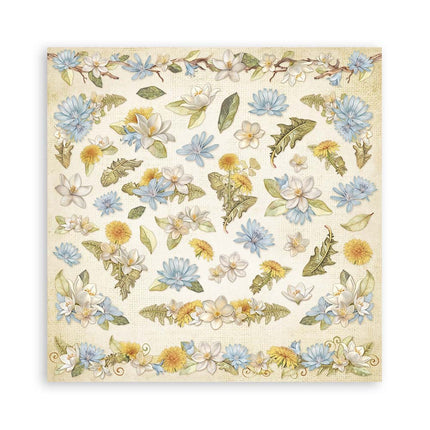 Paper pad 30.5x30.5 cm - 22 sheets - Single-sided - Hidden Grove