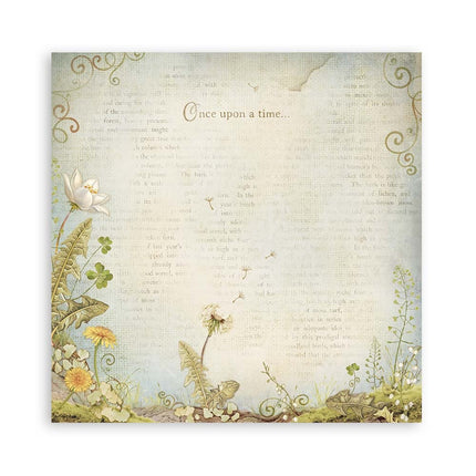 Paper pad 30.5x30.5 cm - 22 sheets - Single-sided - Hidden Grove