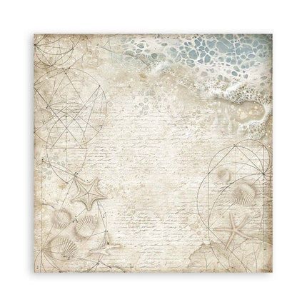 Paper Pad 30.5x30.5 cm - 22 sheets - Single-sided - Silent Sea