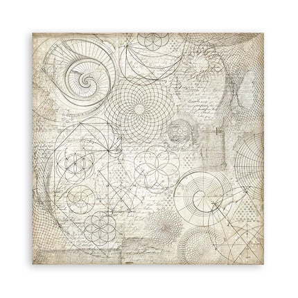 Paper Pad 30.5x30.5 cm - 22 sheets - Single-sided - Silent Sea