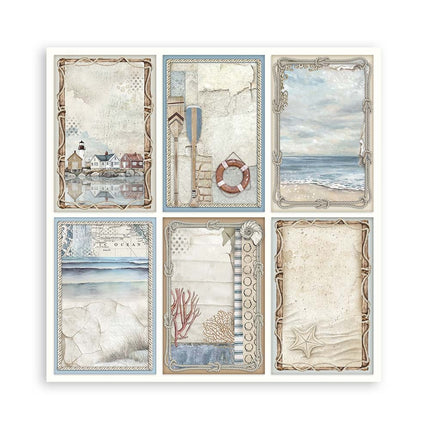 Paper Pad 30.5x30.5 cm - 22 sheets - Single-sided - Silent Sea