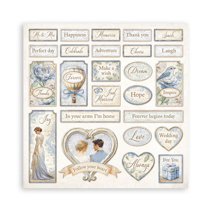 Paper Pad 30.5x30.5 cm - 22 Sheets - Single-Sided - Timeless