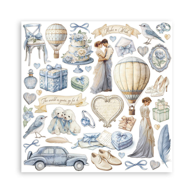 Paper Pad 30.5x30.5 cm - 22 Sheets - Single-Sided - Timeless