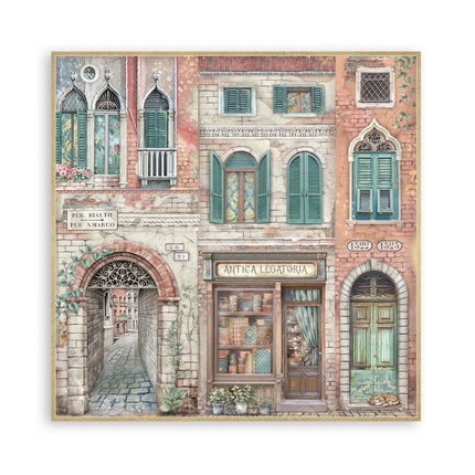 Paper pad 30.5x30.5 cm - 22 sheets - Single-sided - Venice City of Art