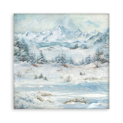Paper pad 30.5x30.5 cm - 22 sheets - Single-sided - The Owl's House