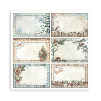 Paper pad 30.5x30.5 cm - 22 sheets - Single-sided - The Owl's House