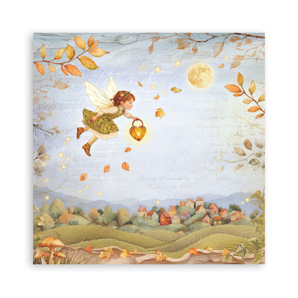 Paper pad 30.5x30.5 cm - 22 sheets - Single-sided - Whispering woods