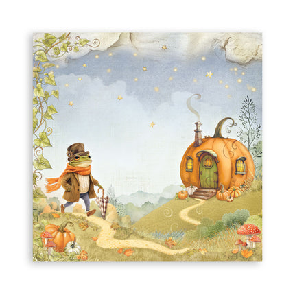 Paper pad 30.5x30.5 cm - 22 sheets - Single-sided - Whispering woods