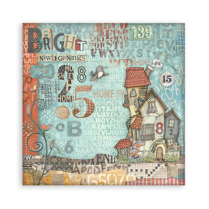 Paper Pad 30.5x30.5 cm - 22 Sheets - Single-Sided - Furry Friends  