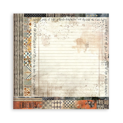 Paper Pad 30.5x30.5 cm - 22 Sheets - Single-Sided - Furry Friends  