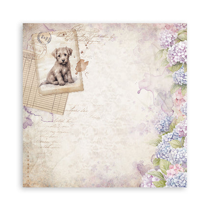 Paper pad 30.5x30.5 cm - 22 sheets - Single-sided - Quiet Days