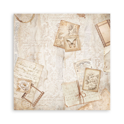 Paper pad 30.5x30.5 cm - 22 sheets - Single-sided - Quiet Days