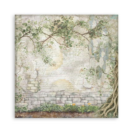 Paper Pad 30.5x30.5 cm - 22 Sheets - Single-sided - Herbarium Silvae