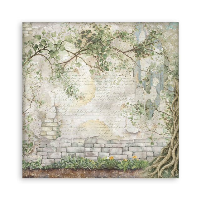 Paper Pad 30.5x30.5 cm - 22 Sheets - Single-sided - Herbarium Silvae