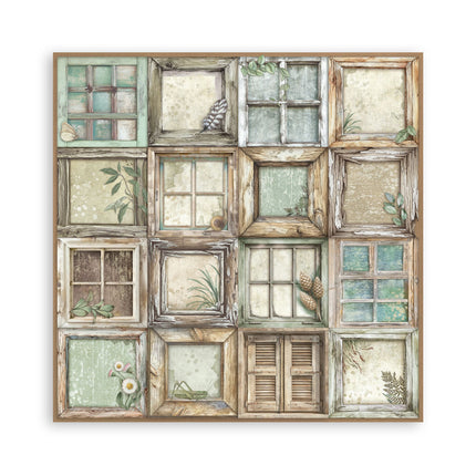 Paper Pad 30.5x30.5 cm - 22 Sheets - Single-sided - Herbarium Silvae