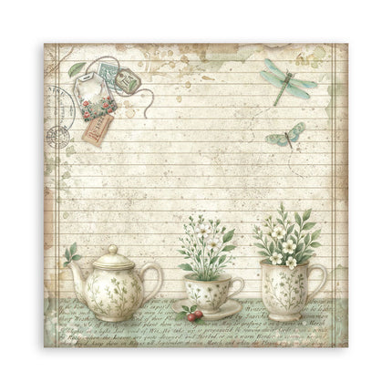 Paper Pad 30.5x30.5 cm - 22 Sheets - Single-sided - Herbarium Silvae