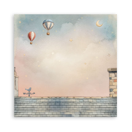 Scrapbooking Pad 22 sheets 30.5x30.5 cm (12"x12") Single-sided - Family