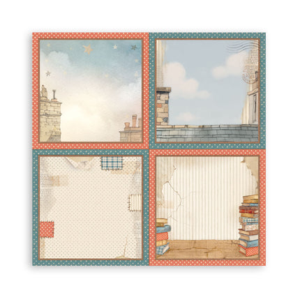 Scrapbooking Pad 22 sheets 30.5x30.5 cm (12"x12") Single-sided - Family