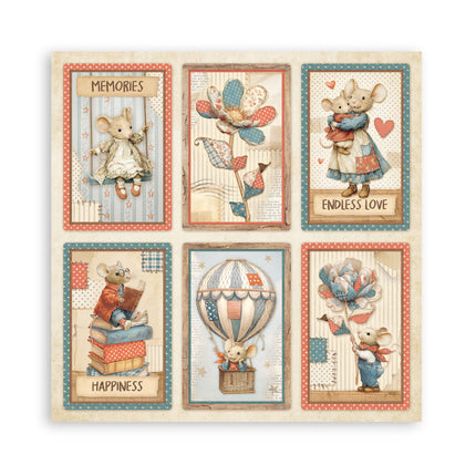 Scrapbooking Pad 22 sheets 30.5x30.5 cm (12"x12") Single-sided - Family