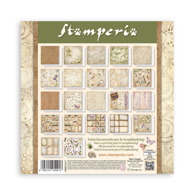 Scrapbooking printed pad for art and craft 22 sheets cm 30.5x30.5 (12"x12") single face - All Around