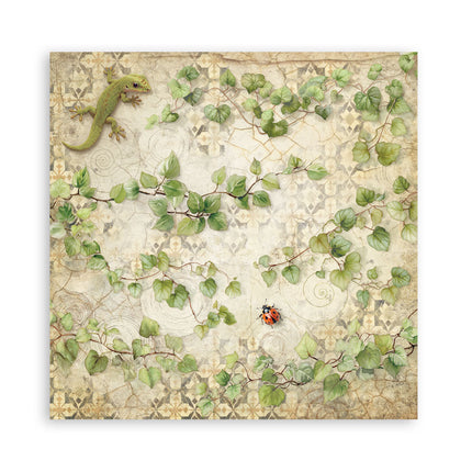Scrapbooking printed pad for art and craft 22 sheets cm 30.5x30.5 (12"x12") single face - All Around