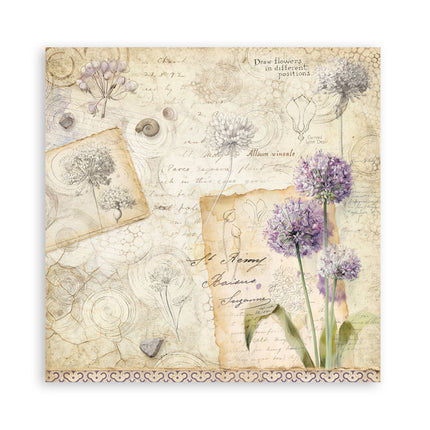 Scrapbooking printed pad for art and craft 22 sheets cm 30.5x30.5 (12"x12") single face - All Around