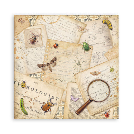 Scrapbooking printed pad for art and craft 22 sheets cm 30.5x30.5 (12"x12") single face - All Around
