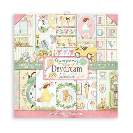 Scrapbooking Extra small Pad 10 sheets cm 15,24x15,24 (6"x6") - DayDream