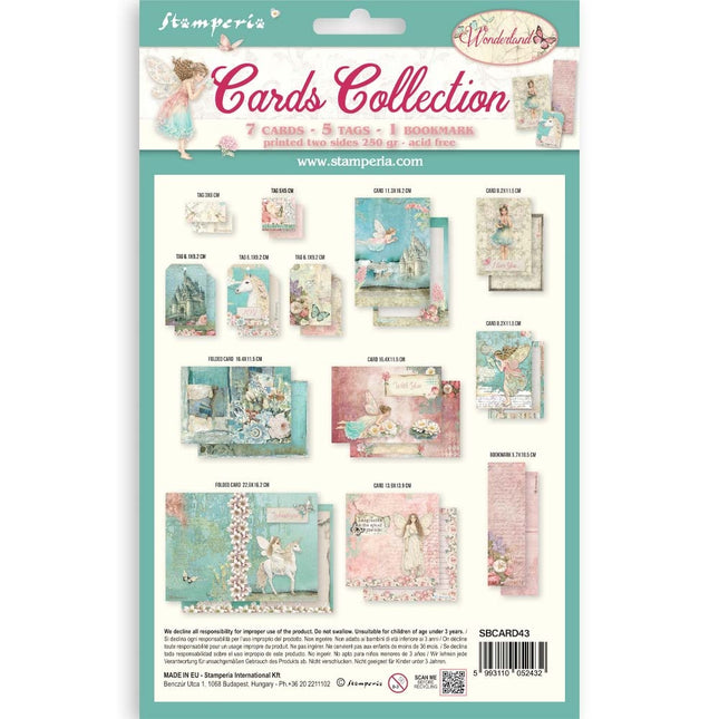 Printed art cards collection - Wonderland