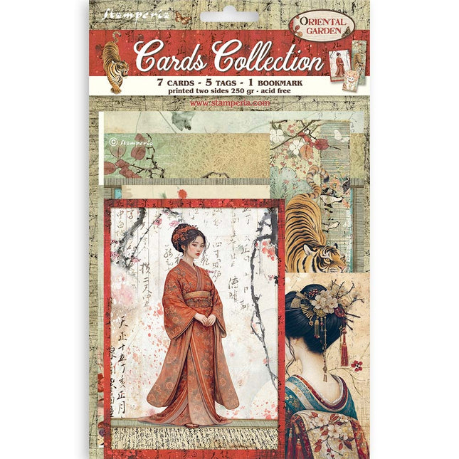 Printed Art Cards Collection - Oriental Garden