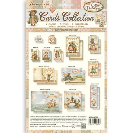 Printed Art Cards Collection - Cozy Family