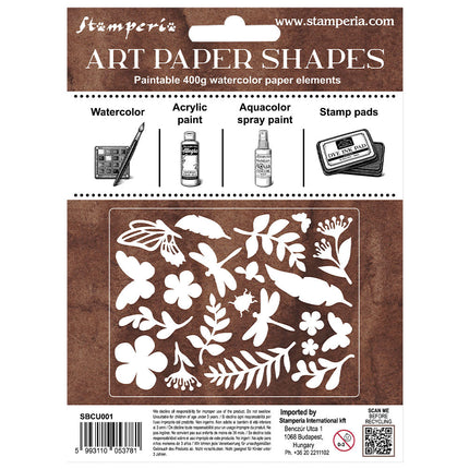 Art paper shapes laser cut - All Around