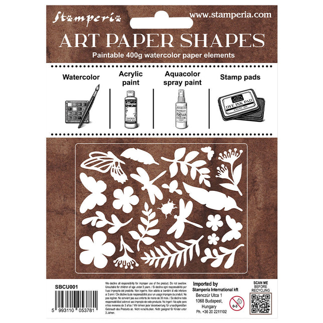 Art paper shapes laser cut - All Around