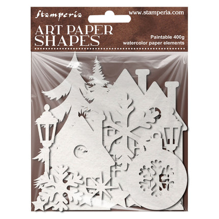 Art Paper Shapes laser cut - Christmas