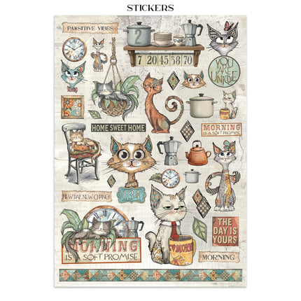 Junk journal stickers, cut-outs, backgrounds - Furry Friends