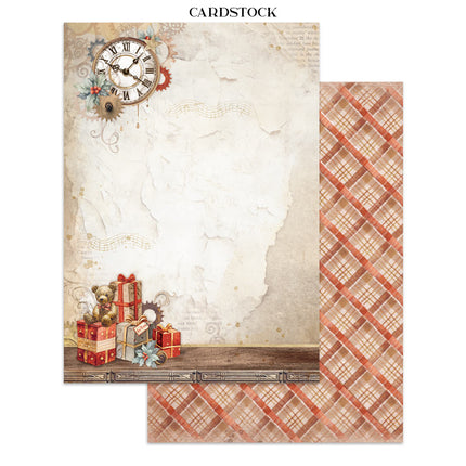 Junk journal stickers, cut-outs, backgrounds - Gear up for Christmas