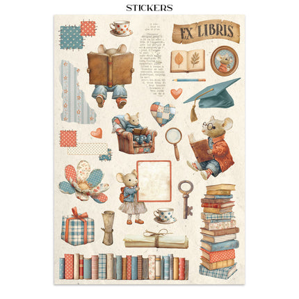 Junk journal stickers, cut-outs, backgrounds - Family