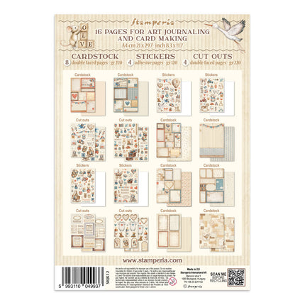 Junk journal stickers, cut-outs, backgrounds - Baby