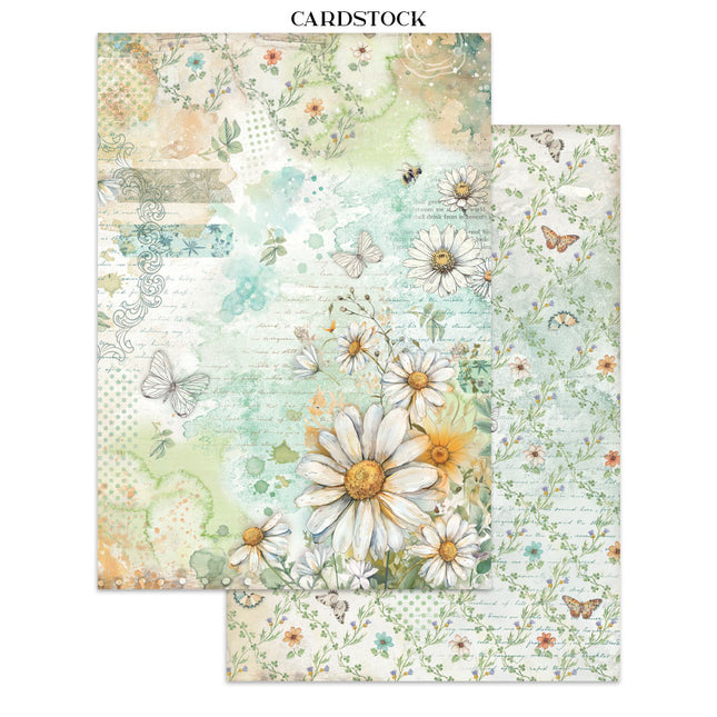 Junk journal stickers, cut-outs, backgrounds - Daisy Art