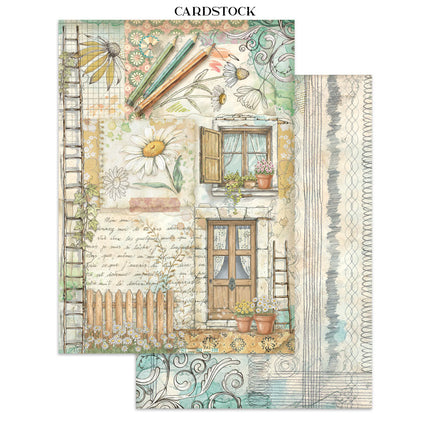 Junk journal stickers, cut-outs, backgrounds - Daisy Art