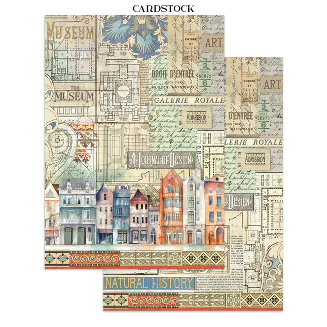 Junk journal stickers, cut-outs, backgrounds - Art of Travelling 