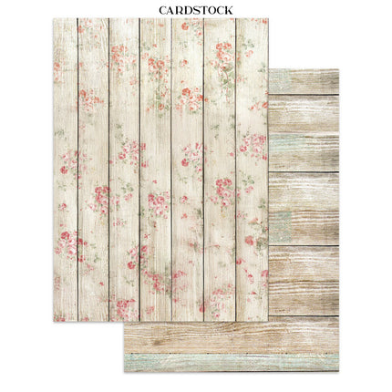 Printed Art Junk journal: stickers, cut-outs, backgrounds for Art and Craft - House of Roses