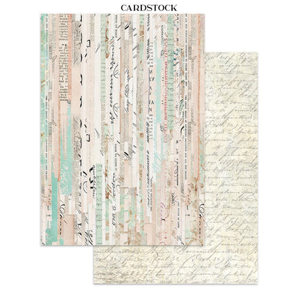 Printed art junk journal: stickers, cut-outs, backgrounds for art and craft - Wonderland